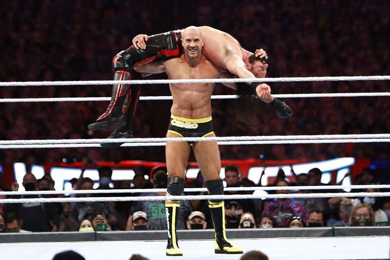 Cesaro won the biggest match of his WWE career at WrestleMania 37