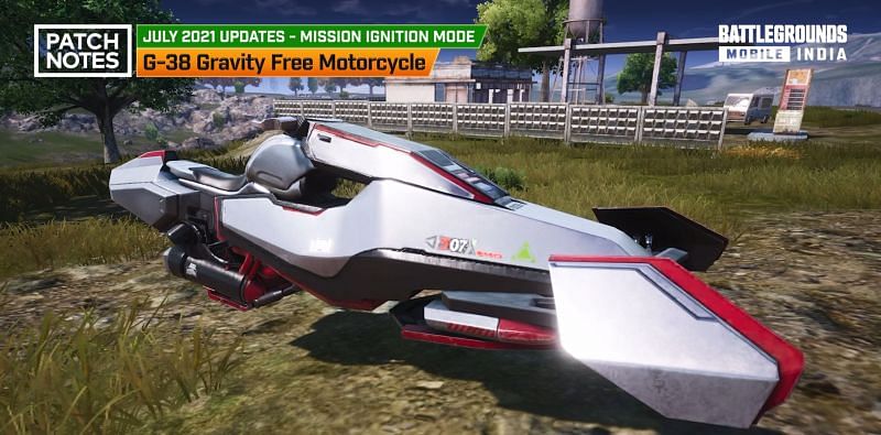 G-38 non-gravity motorcycle (picture from Battlegrounds Mobile India)