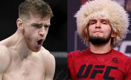 Edmen Shahbazyan (left); Khabib Nurmagomedov (right)