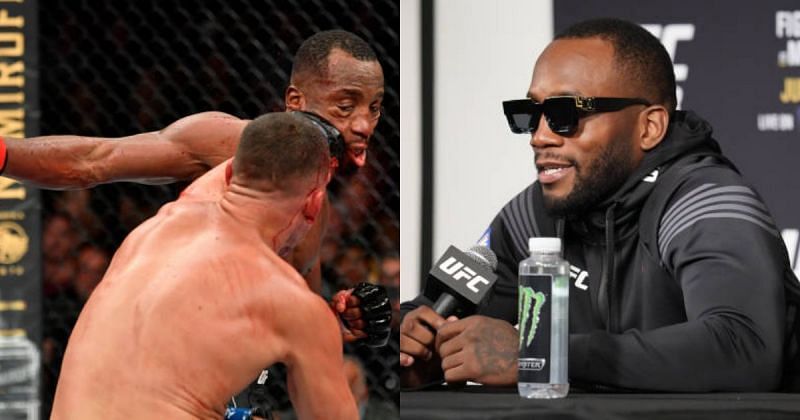 Leon Edwards was badly hurt by Nate Diaz in the final minute of their UFC 263 clash