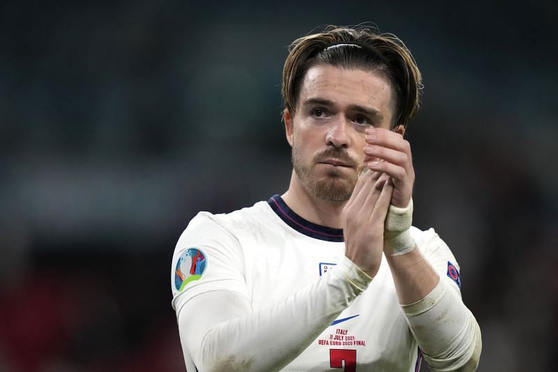 Jack Grealish in the EFA Euro 2020 final.