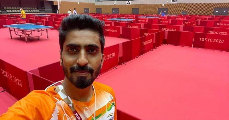 Paddlers are out at the Table Tennis court in Tokyo (Photo Credit: SAI)