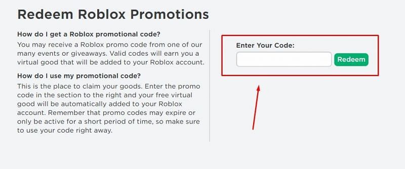 Roblox Promo Codes list for July 2021