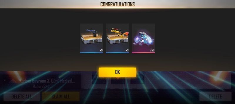 Redeem code for diamonds (Image via Free Fire)