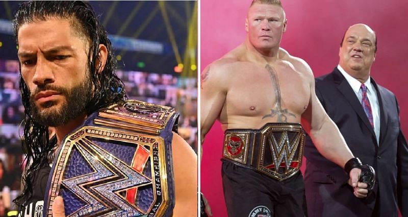 Roman Reigns; Brock Lesnar and Paul Heyman