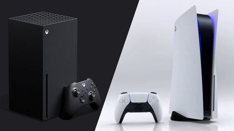 The Xbox Series X on the left; the PS5 on the right (Image via Tom&#039;s Guide)