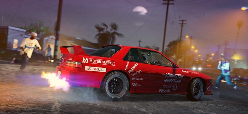Los Santos Tuners makes it much easier to drift now (Image via Rockstar Games)
