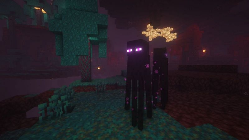 An Enderman posing for a picture (Image via Minecraft)