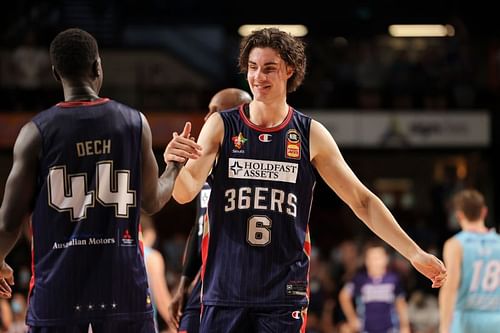 Josh Giddey #6 in action for the Adelaide 36ers