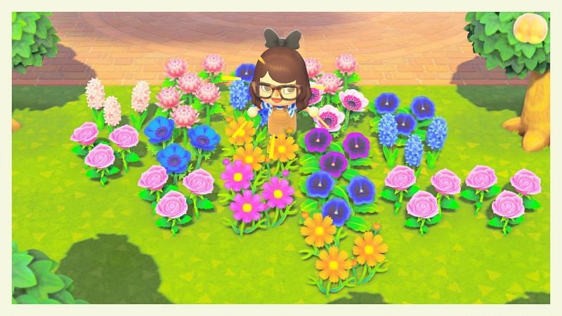 Flowers in Animal Crossing. Image via Skent259.Github