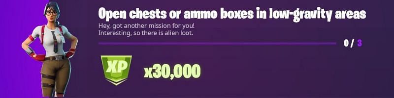 &quot;Open chests or ammo boxes in low-gravity areas&quot; (Image via ThePlatiumAgent/Twitter)