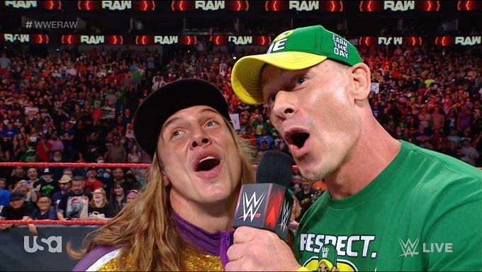 John Cena and Riddle on RAW