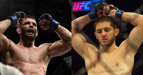 Thiago Moises (left) & Islam Makhachev (right) [Image Credits- UFC.com & Bleacher Report]