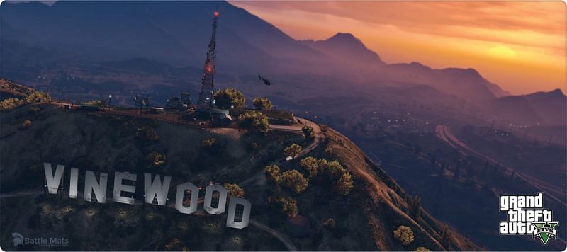 GTA has some of the best scenic locations in any video game (Image via BattleMats)