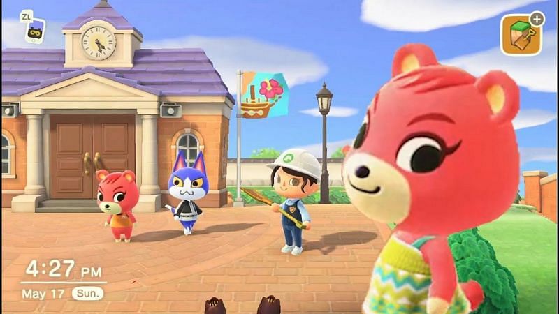 Pompom in Animal Crossing: New Horizons (Image via Twitter)