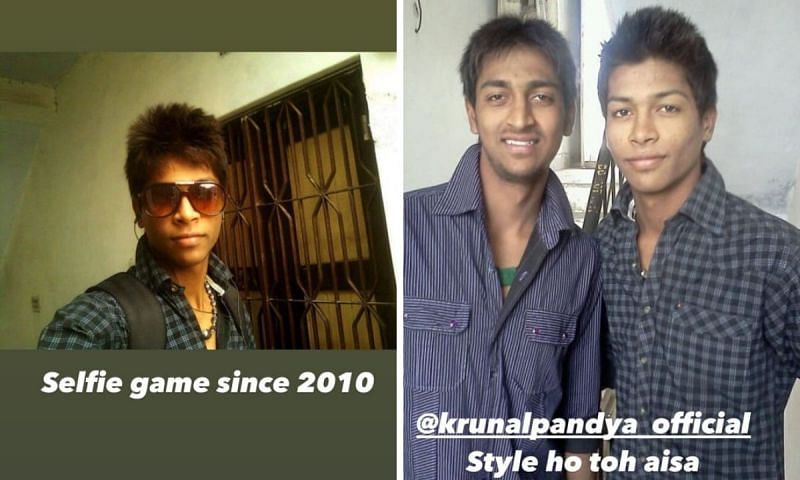 Hardik Panday reminisced his younger days