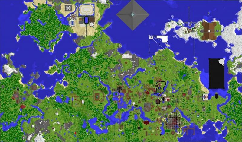 Hermitcraft Map