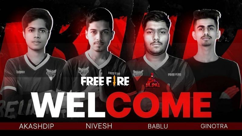 Blind Esports Free Fire roster
