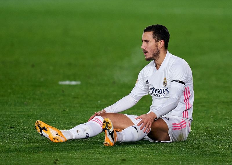 Former Chelsea winger Eden Hazard has endured a slew o injuries at Real Madrid