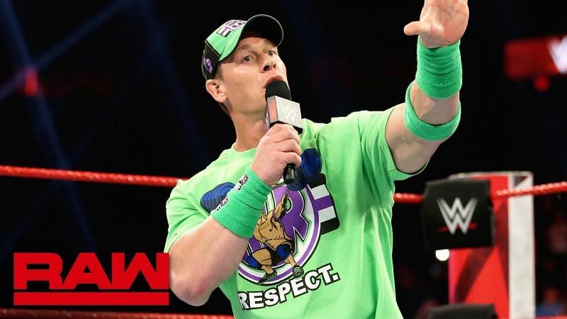 John Cena will be on Monday Night RAW