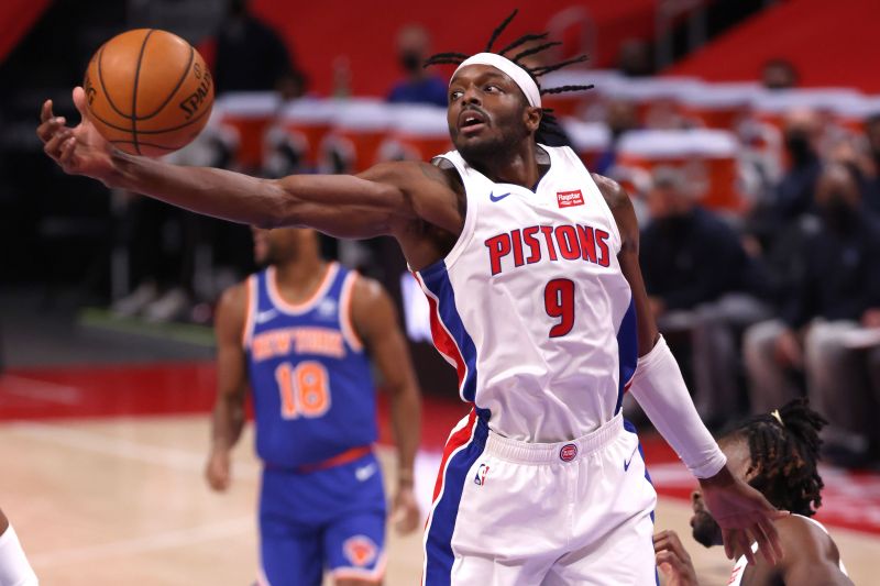 Jerami Grant (#9) of the Detroit Pistons