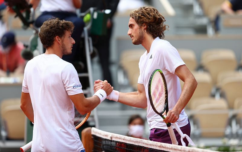 Pablo Carreno Busta after losing to Stefanos Tsitsipas at Roland Garros