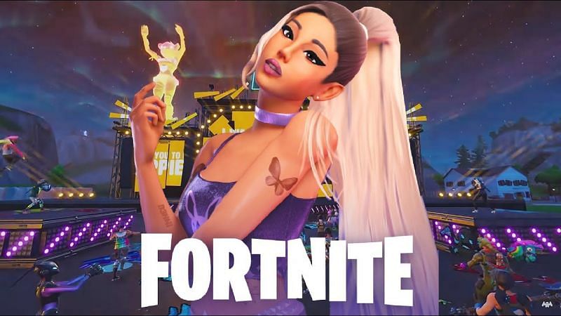 Details about the Fortnite Ariana Grande concert (Image via Georgio&rsquo;s World/YouTube)