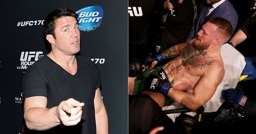 Chael Sonnen (left) and Conor McGregor (right)