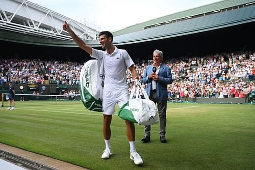 Novak Djokovic after beating Denis Kudla