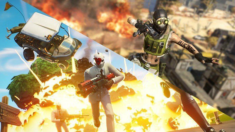 Apex Legends and Fortnite. Image via Android Central