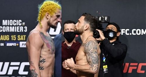 Sean O'Malley (left) and Frankie Edgar (right)