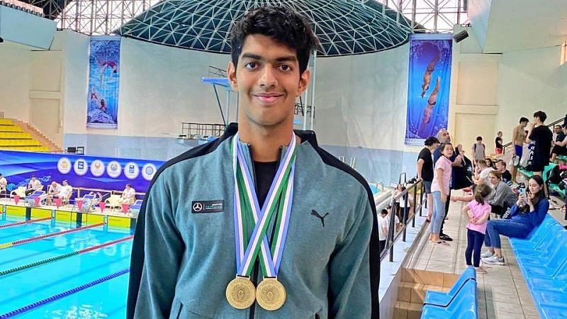 Srihari Nataraj will compete in the 100m backstroke event