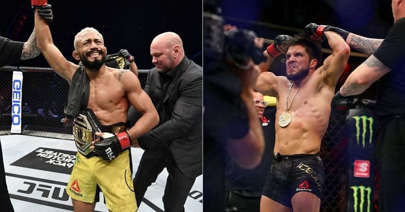 Deiveson Figueiredo (left) and Henry Cejudo (right)