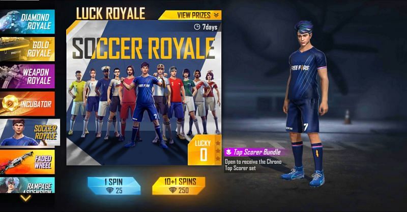 The Soccer Royale will end on July 12th