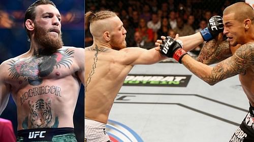 Conor McGregor takes on Dustin Poirier at UFC 264