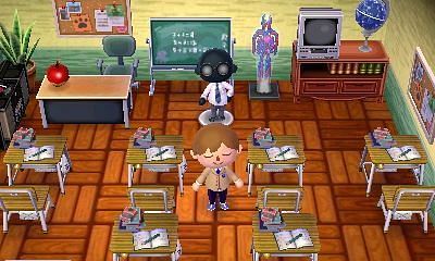 School in Animal Crossing (Image via Pinterest)