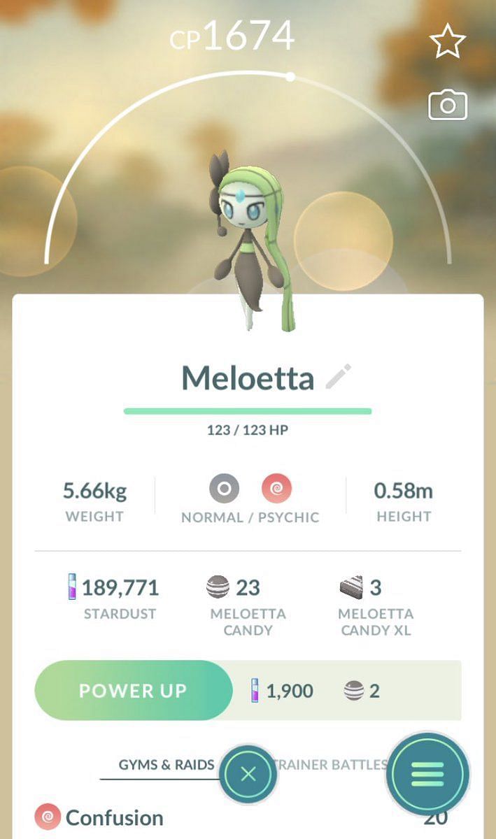 Meloetta moves and Pokedex