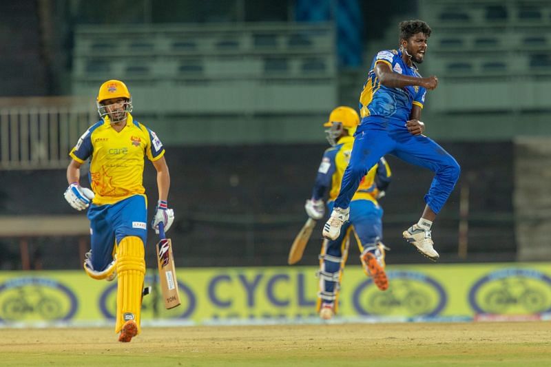 J Kousik led the Siechem Madurai Panthers&#039; charge in their first TNPL 2021 game