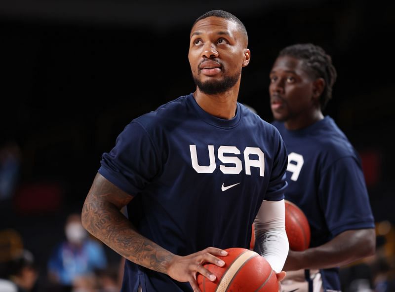 Damian Lillard is in Tokyo representing Team USA at the moment