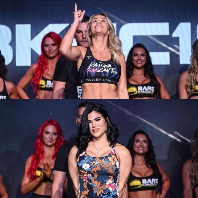 Who won the BKFC 19 fight between Paige VanZant and Rachael Ostovich?