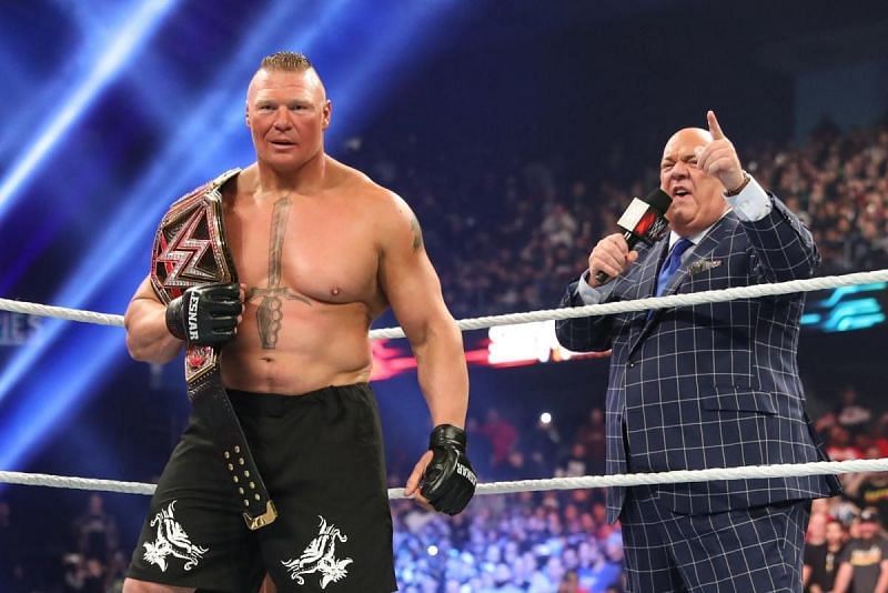 Brock Lesnar was the WWE Champion in 2020 before he lost it to Drew McIntyre