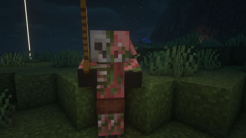 Zombiefied pigling in the game (Image via Minecraft)