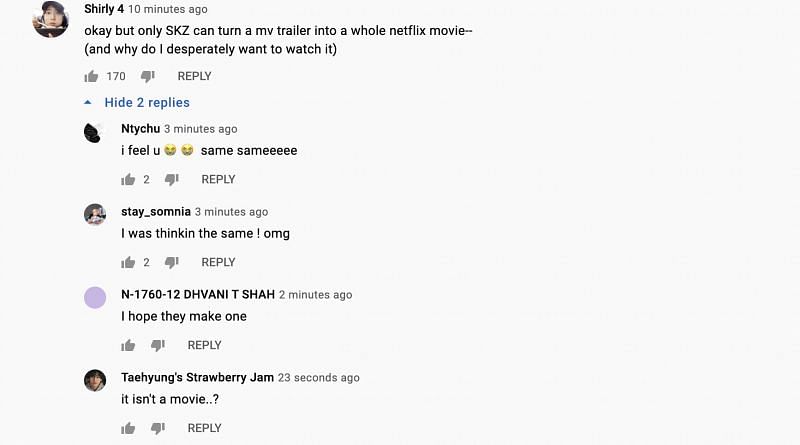 Fans comment on Stray Kids&#039;s comeback album trailer on YouTube