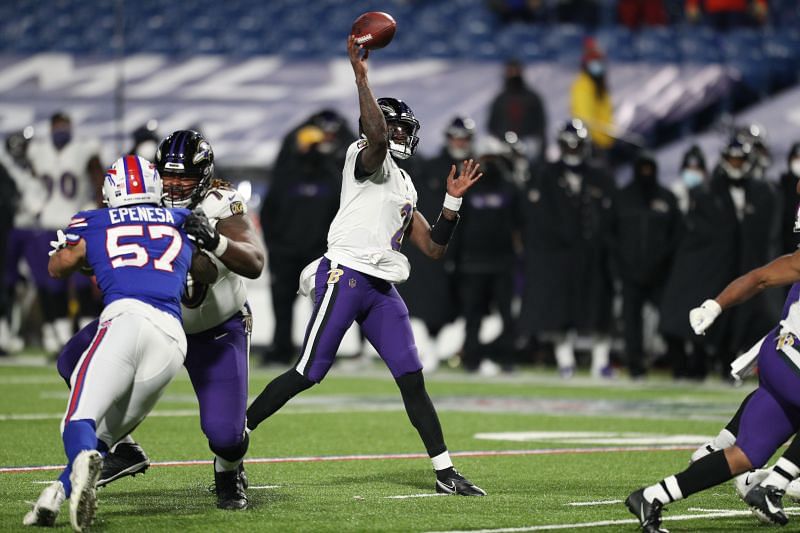 Huntley appeared on Baltimore&#039;s AFC Divisional Round loss to the Buffalo Bills