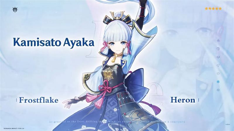 Ayaka preview (image via miHoYo)