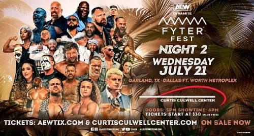 AEW Fyter Fest Night 2 is loaded already