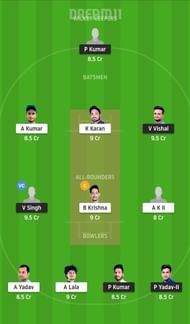 BOK vs SIN Dream11 Tips - Jharkhand T20