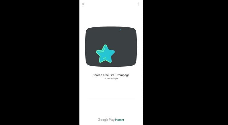 Once users select the &lsquo;Try Now&rsquo; button, the Instant Play screen will show up (Image via Google Play Store)