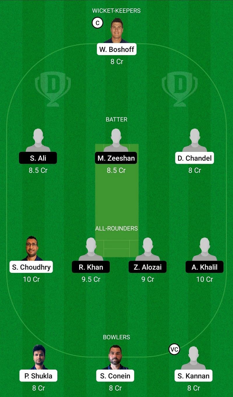 DIF vs ALZ Dream11 Team - 1