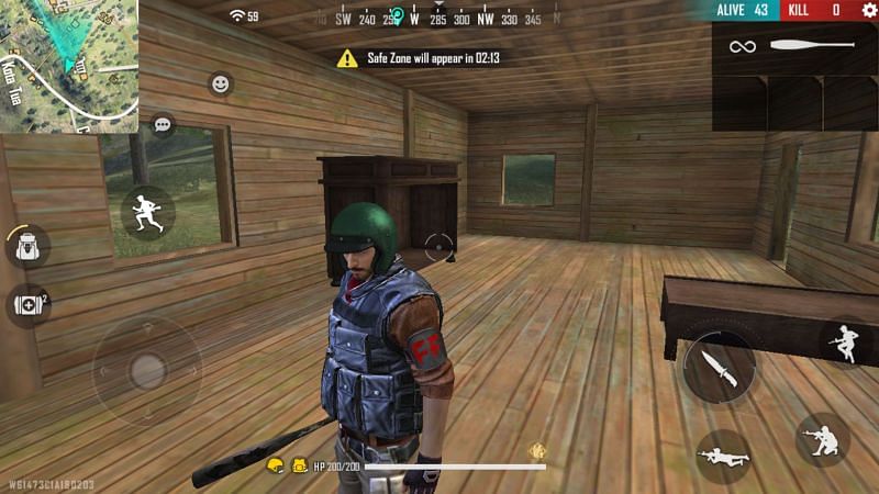 While dashing from one shelter to another in crowded places, they can use gloo walls (Image via Garena Free Fire)